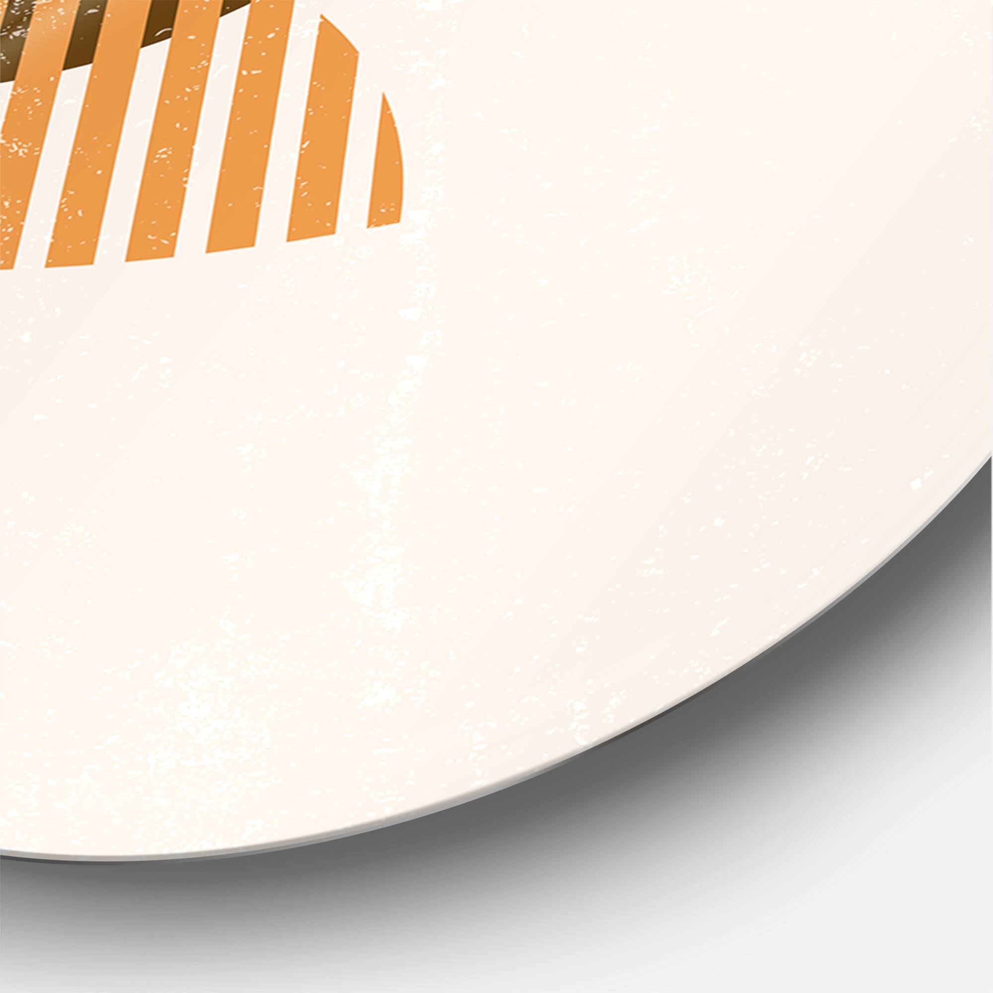 Designart - Abstract Sun and Moon In Earth Tones